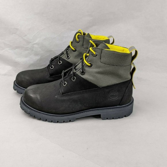 Timberland Rebolt 6 Inch Premium Boot Black Yellow - Picture 3 of 9